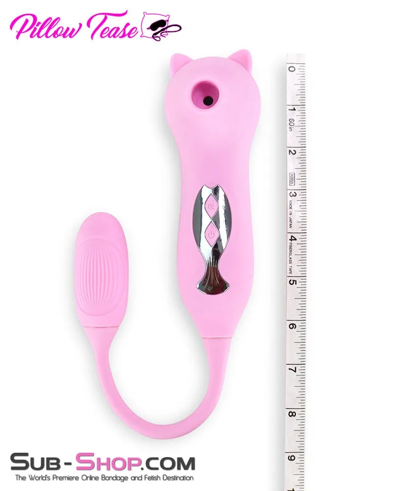 9037M      10 Function 2-In-1 Waterproof Rechargeable Suction Vibrator