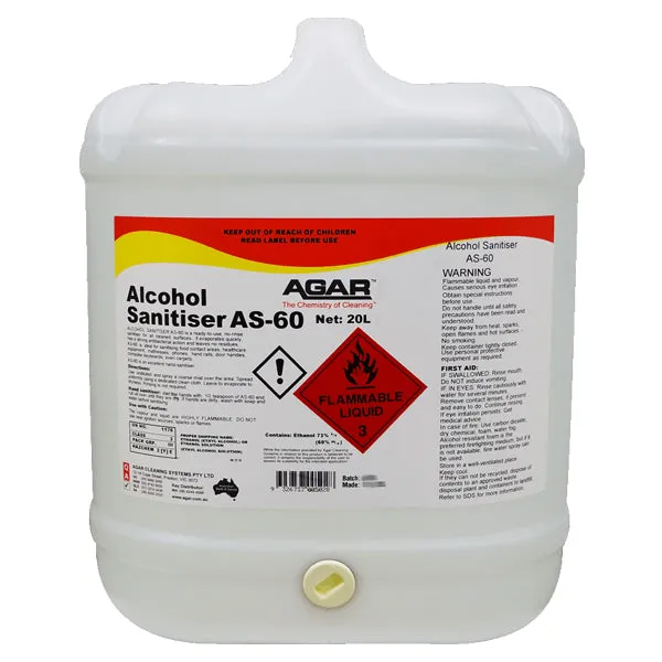 Agar Alcohol Sanitiser AS-60