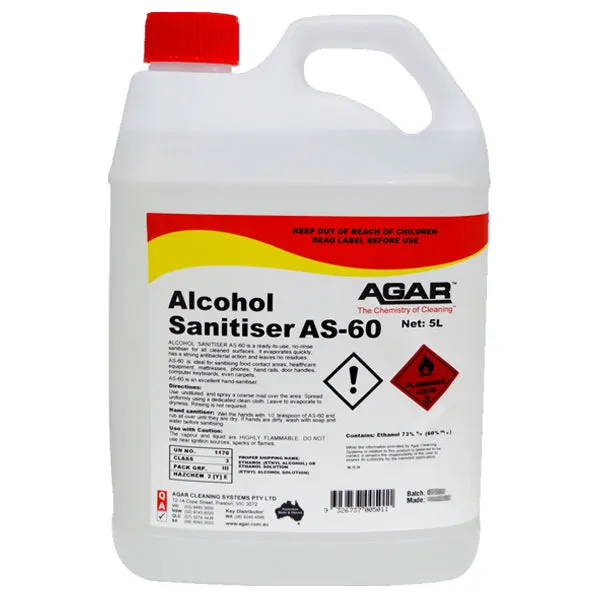 Agar Alcohol Sanitiser AS-60