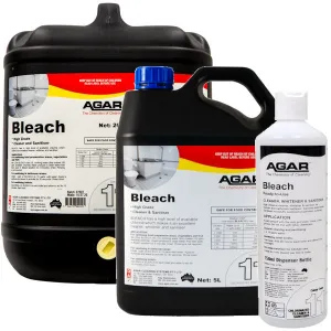 Agar Bleach 5% Sodium Hypochlorite