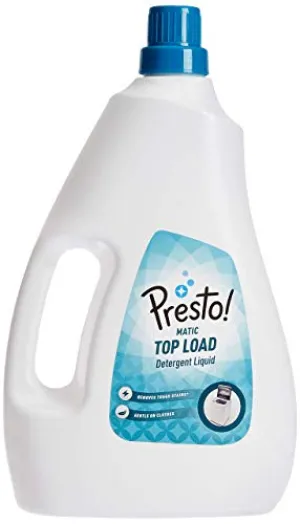 Amazon Brand - Presto! Matic Top Load Detergent Liquid - 2 L