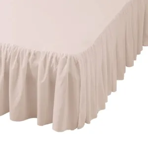 Bed Skirt Single Pink