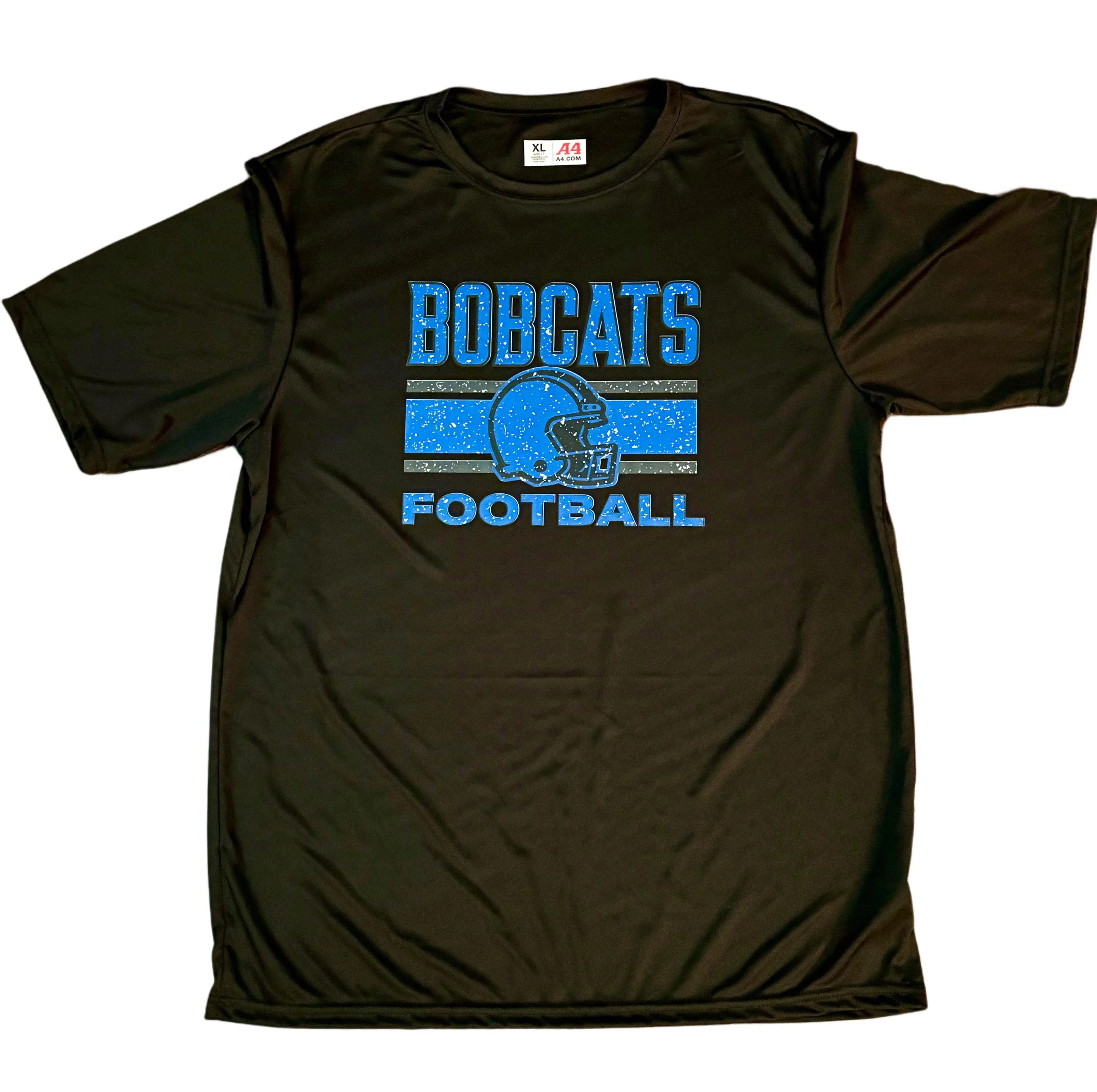 Bobcats Football Helmet T-Shirts