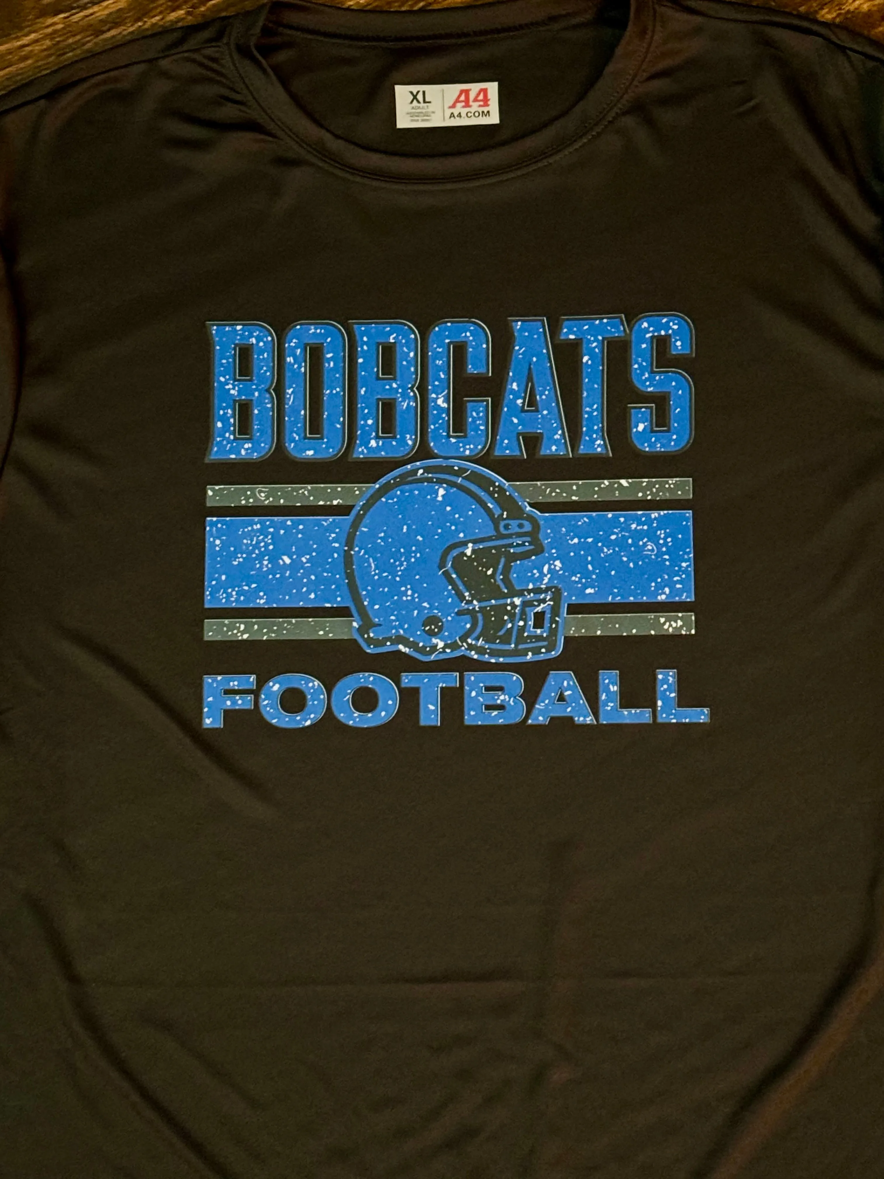 Bobcats Football Helmet T-Shirts