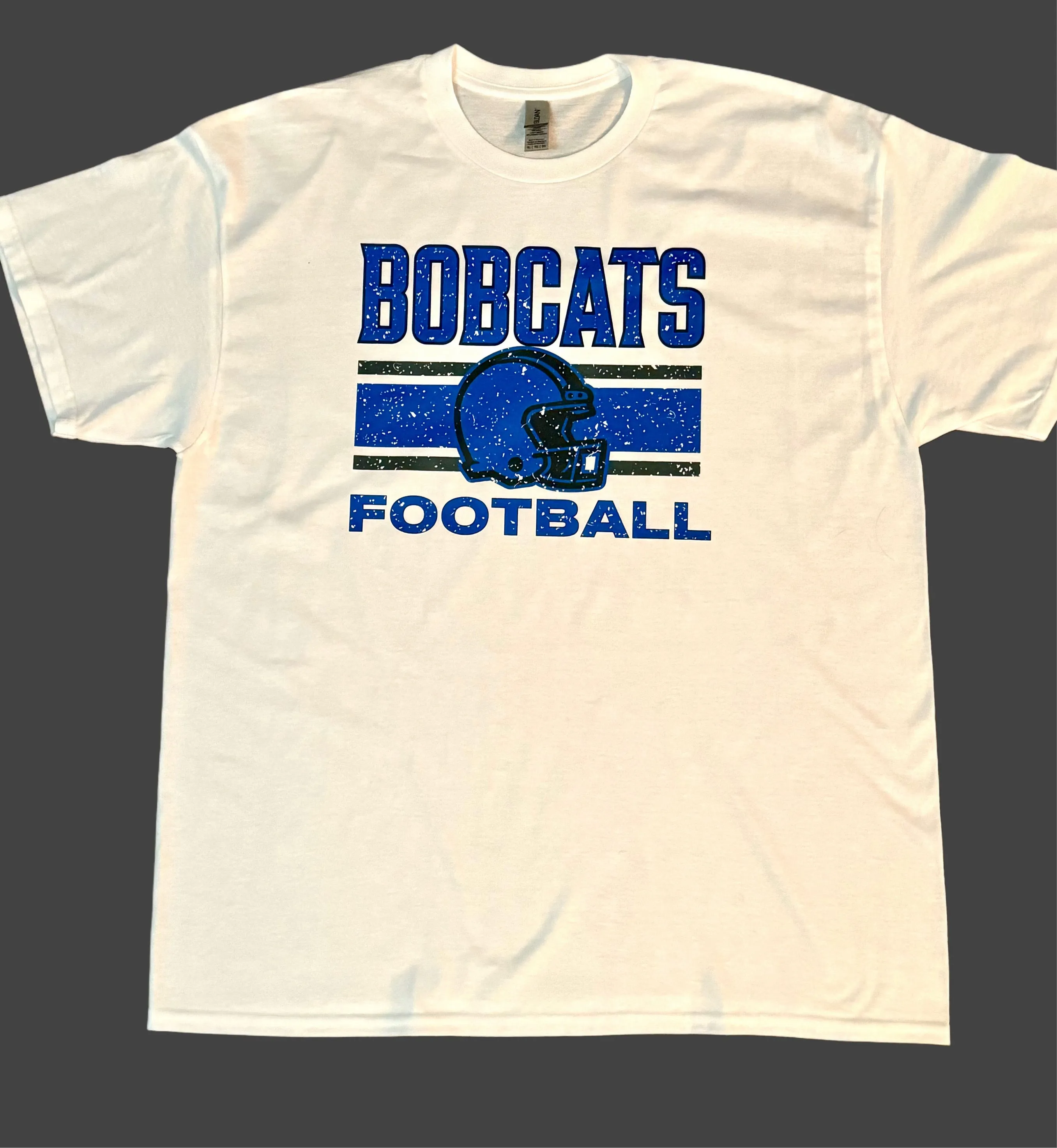 Bobcats Football Helmet T-Shirts