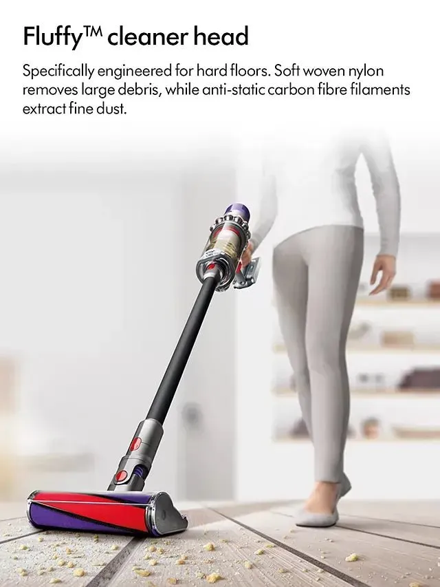 Dyson V11 TotalClean Cordless Vacuum Cleaner - Up to 60 Minutes Run Time - Nickel/Black