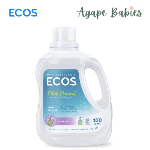 ECOS Hypoallergenic Laundry Detergent - Lavender 50oz/1.48L Exp: 02/27