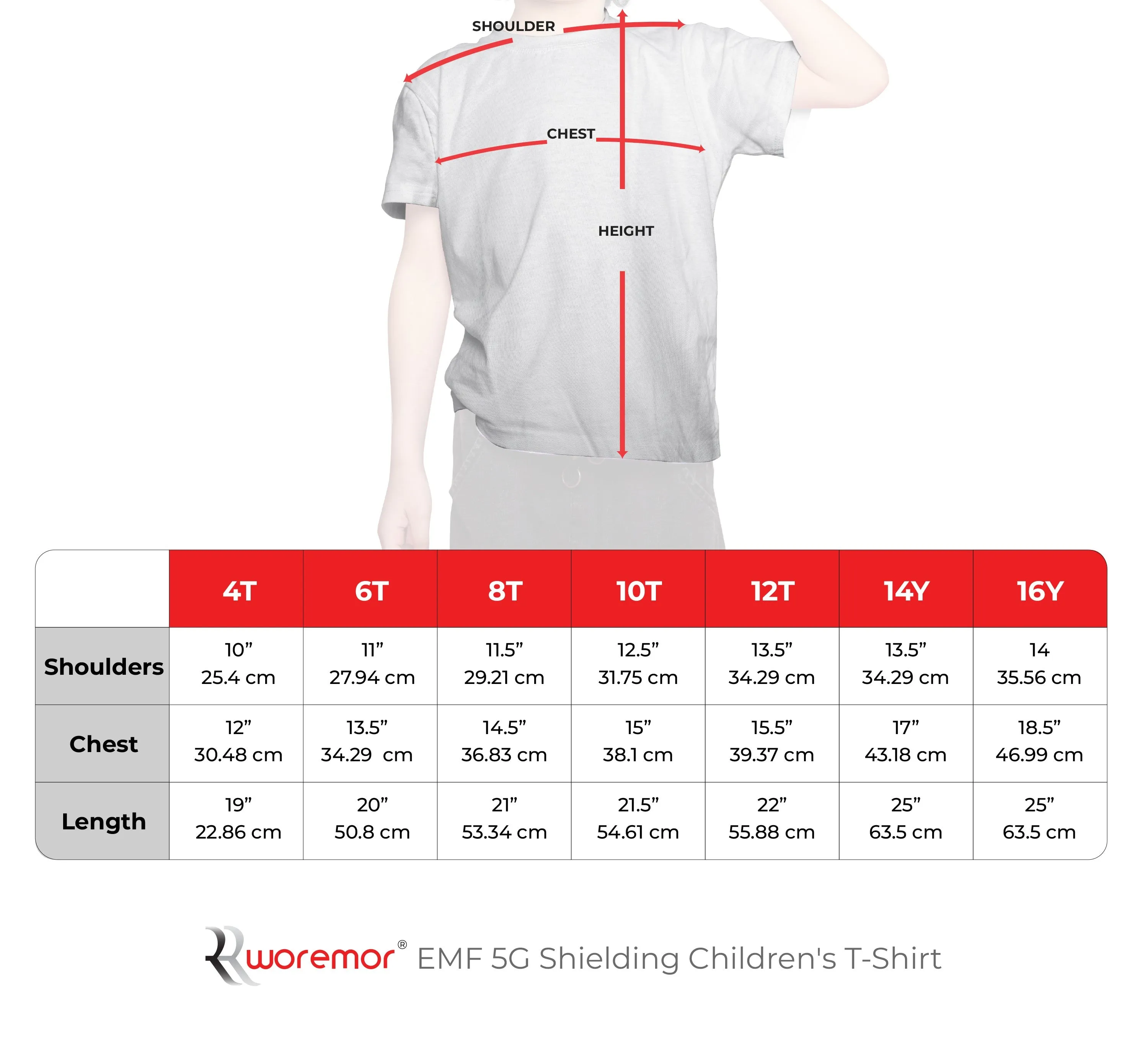 EMF 5G Shielding Children's T-Shirt