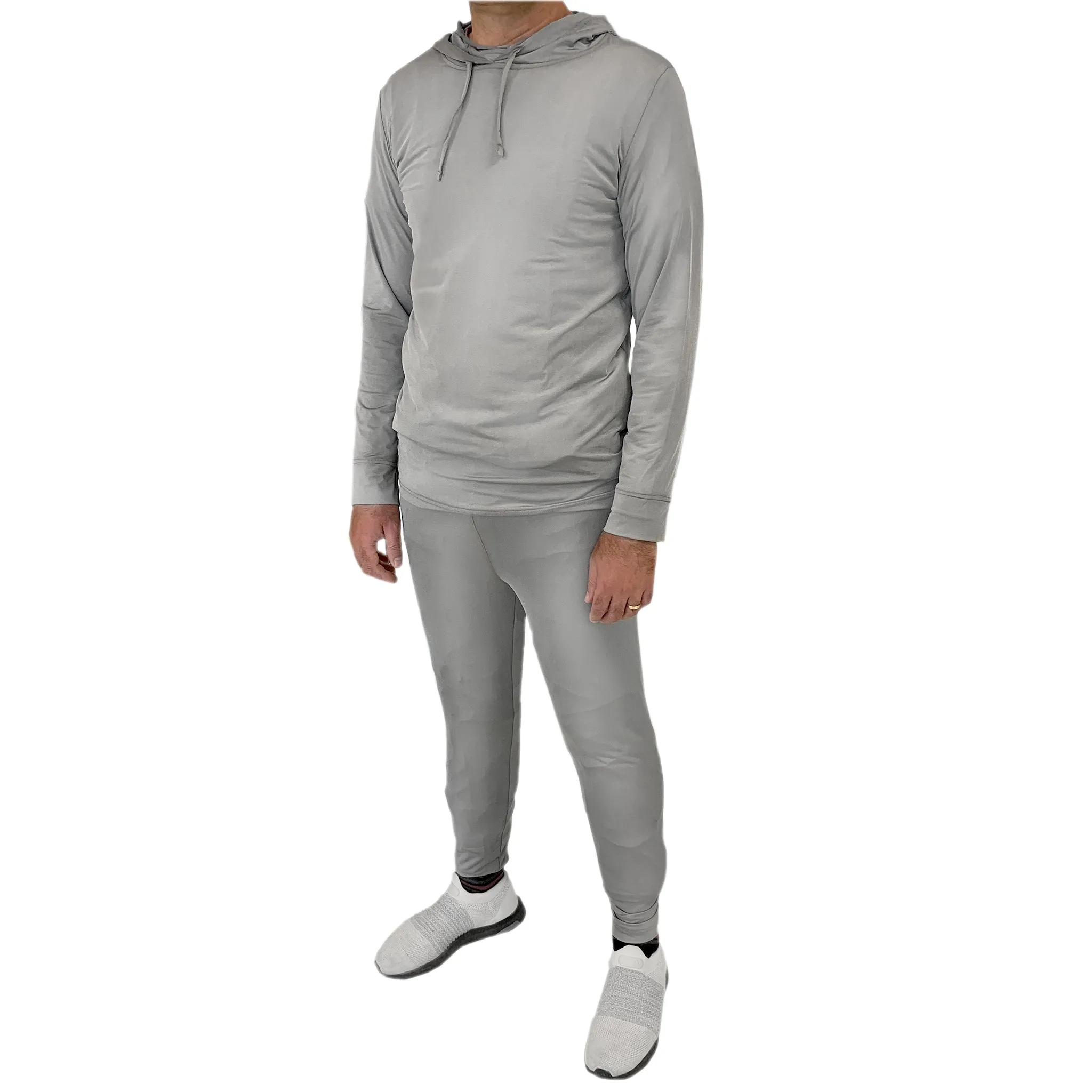 EMF 5G Shielding Hoodie (Silver-Elastic)