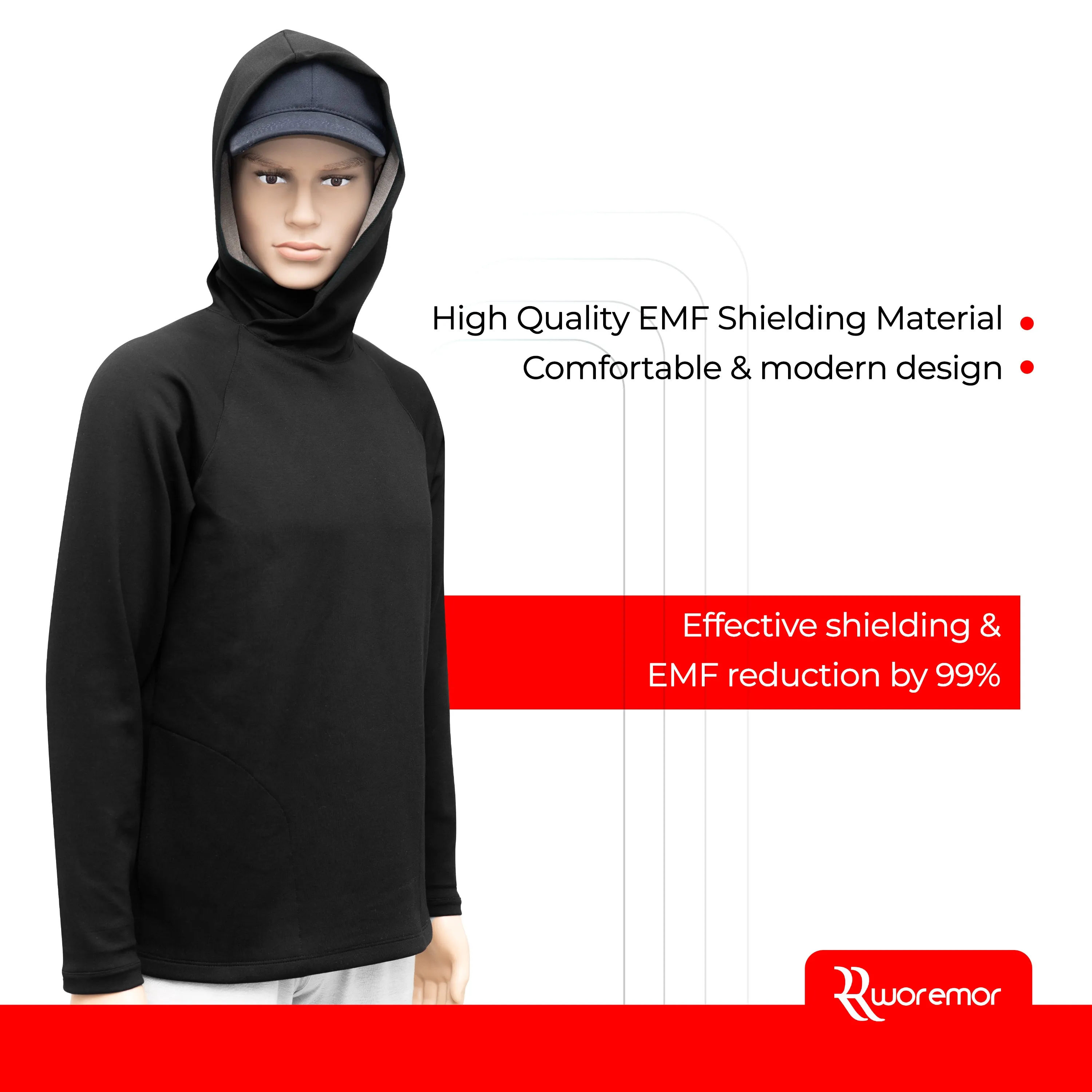 EMF 5G Shielding Hoodie WM-H40