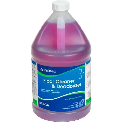 Floor Cleaner & Deodorizer, 1 Gallon Bottle, 4 Per Case