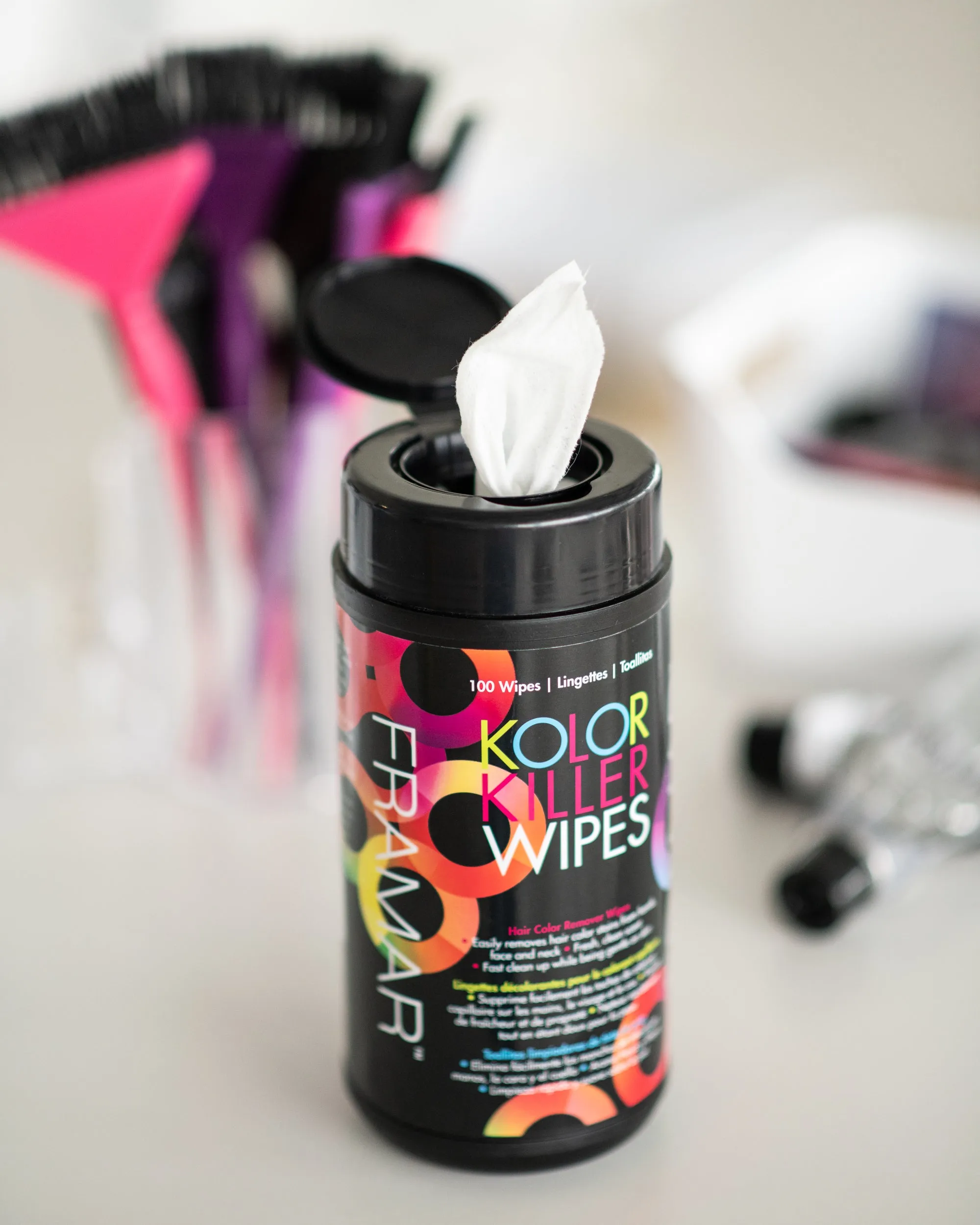 Kolor Killer Wipes - 100 Color Removers