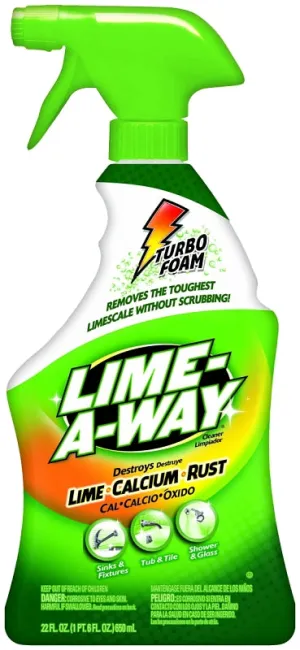 LIME-A-WAY 5170087103 Stain Remover, 22 oz, Liquid, Clear :EA: QUANTITY: 1