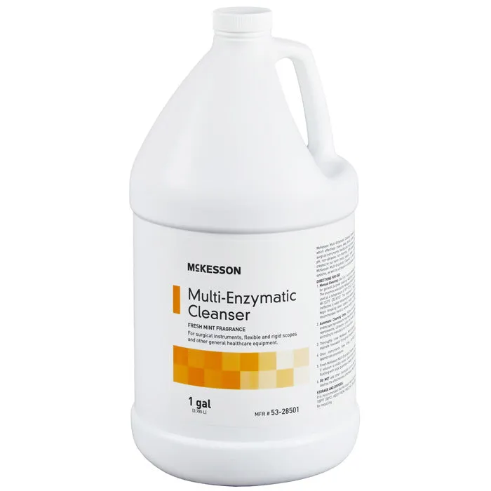 Multi-Enzymatic Instrument Detergent with Fresh Mint Scent, 1 Gallon Jug