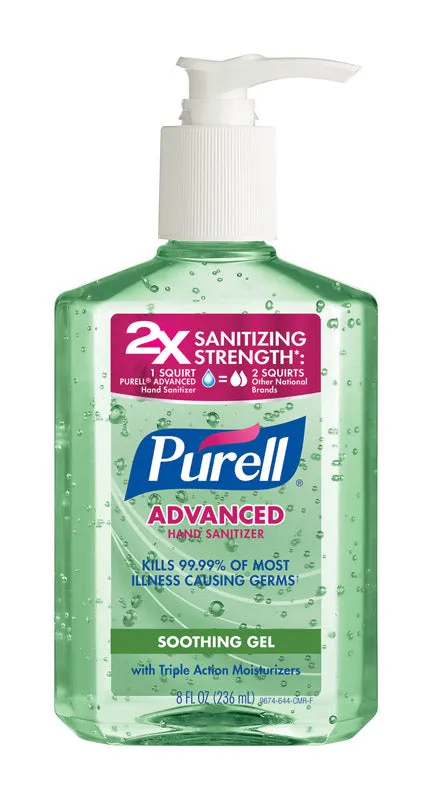 Purell Aloe Scent Gel Advanced Hand Sanitizer 8 oz