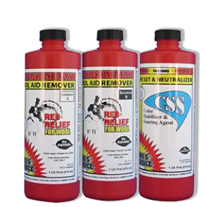 Red Relief for Wool Small - 3 16oz. Bottles