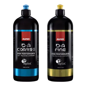 RUPES Bigfoot DA High Performance Cutting & Polishing Compound Kit 1L x 2 Pack