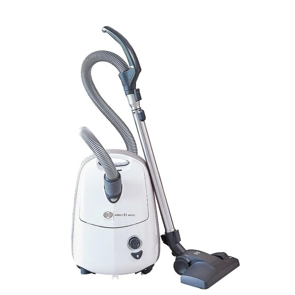 Sebo 92621CI Airbelt E1 Arctic Cylinder Vacuum Cleaner  White