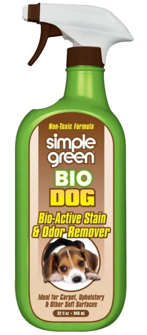 Simple Green 2010000615301 Bio Dog Stain and Odor Remover, Liquid, Fresh, 32 oz :EA: QUANTITY: 6