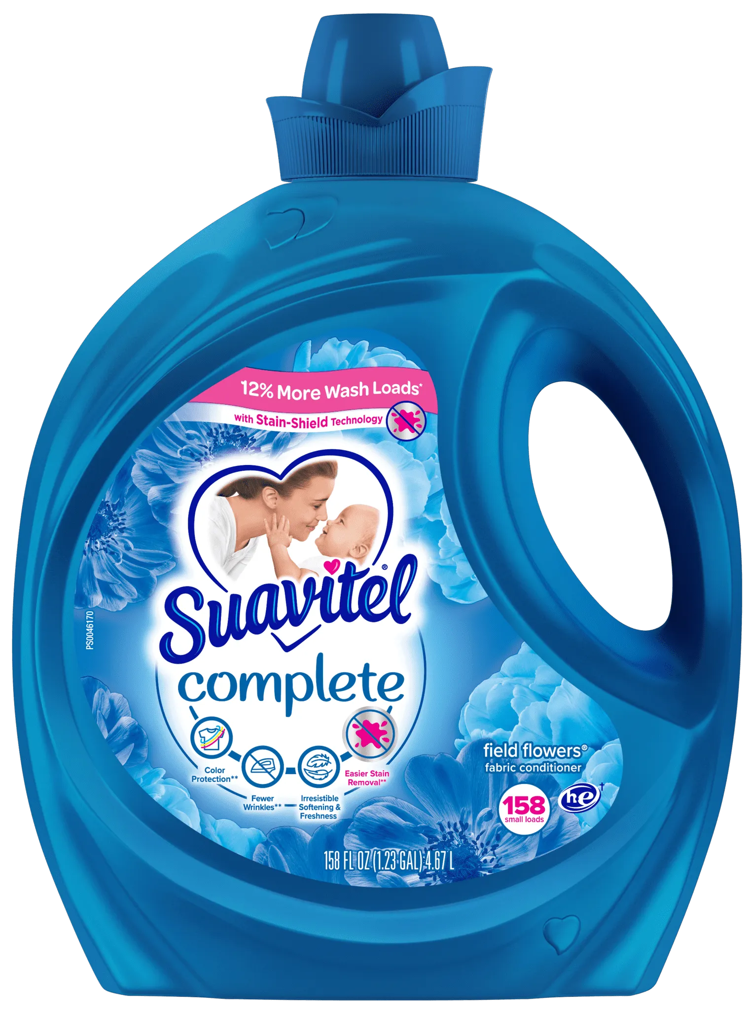 Suavitel Complete Fabric Softener Field Flowers, 158 oz